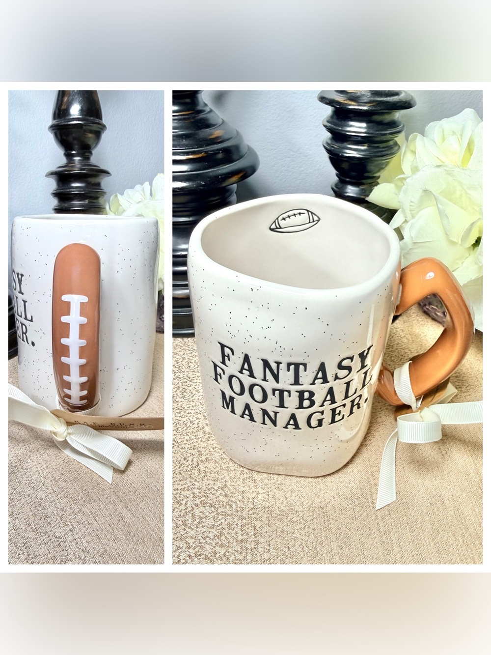 NEW Rae Dunn FANTASY FOOTBALL MANAGER Ceramic Mug